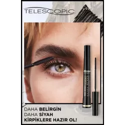 L'oréal Paris Telescopic Carbon Black Maskara - Siyah
