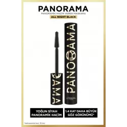 Panorama Hacim Veren Maskara All Night Black - Siyah