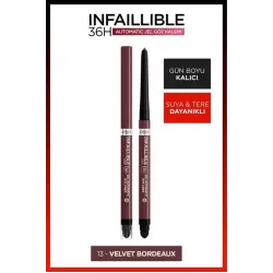 L'Oréal Paris Automatic Jel Infaillible Göz Kalemi - 13 Velvet Bordeaux